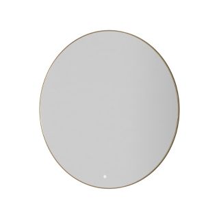 Зеркало с подсветкой Armadi Art 545-100-MG 100 см сенсорный выключатель антизапотевание золото матовое