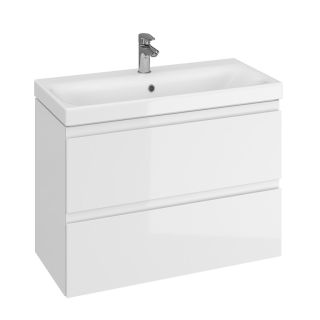 Тумба под раковину Cersanit MODUO SLIM  SB-SZ-MOD-MO80Sl/Wh 80 см