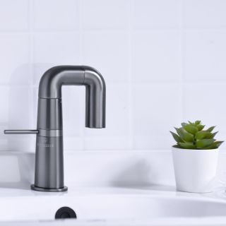 Смеситель для раковины Haiba HB10813-3 пепельный