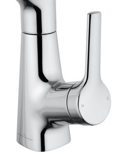 Смеситель для раковины Wonzon & Woghand WW-121B108-CR с выдвижным изливом хром