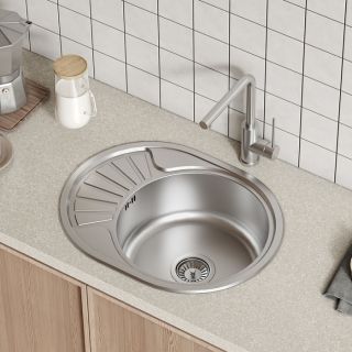 Кухонная мойка IDDIS Suno SUN60SDi77 60см сталь