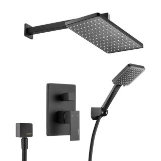 Душевой комплект Swedbe Platta 5555B чёрный