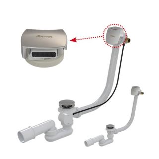 Слив-перелив Ravak 570мм X01438 полуавтомат с заполнением