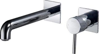 Смеситель для раковины Black&White Universe 7620UD хром