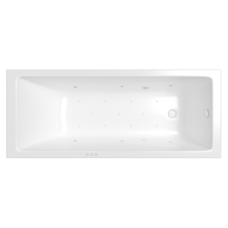 Гидромассажная ванна WHITECROSS Wave 0101.160080.100.RELAX.WH 160x80 см Relax белый
