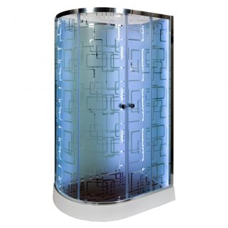 Душевая кабина Deto ЕМ1512 R с гидромассажем (гм.) 120х80х220 см