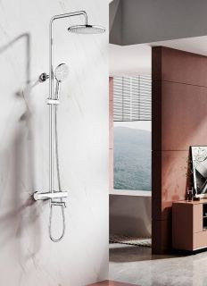 Душевая стойка Raglo R20.26 с термостатом хром