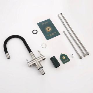 Смеситель для кухни Splenka S70.64.05 с подключением фильтра сатин