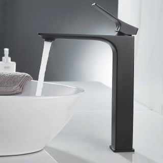 Смеситель для раковины Shevanik S6111H чёрный