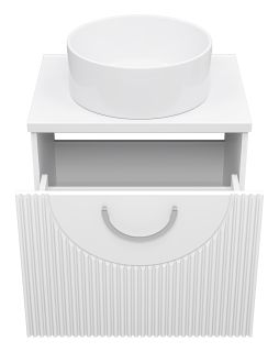 Подвесная тумба под раковину Misty Ярина 60см белый