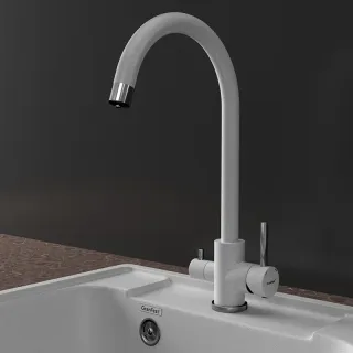 Смеситель для кухни GranFest  URBAN Z-5420 серый