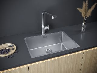 Мойка кухонная Paulmark Next PM215844-BS брашированная нержавеющая сталь