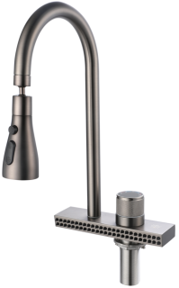 Смеситель для кухни РМС SUS130PVD-017F-2 графит