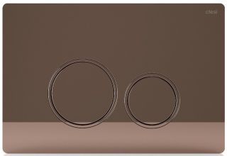 Кнопка смыва Ctesi Round BK0202129 бронза